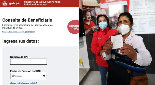 Bono Yanapay, 350 soles: Cómo se entregará el subsidio al Grupo 4 de beneficiarios