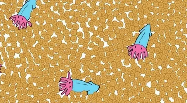 Desafío visual al estilo “El Juego del Calamar Desafío visual al estilo “El Juego del Calamar