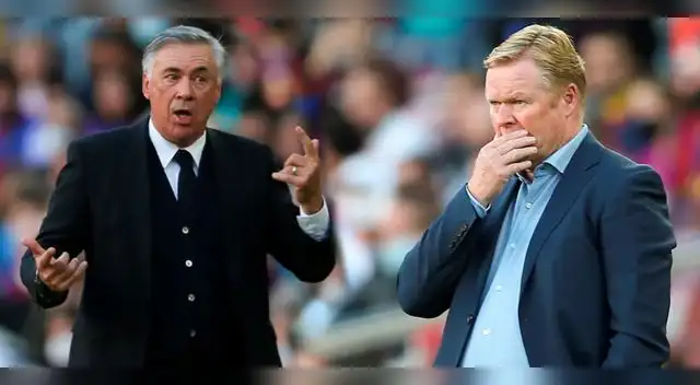 Revelan conversación entre Carlo Ancelotti y Ronald Koeman tras el clásico Revelan conversación entre Carlo Ancelotti y Ronald Koeman tras el clásico