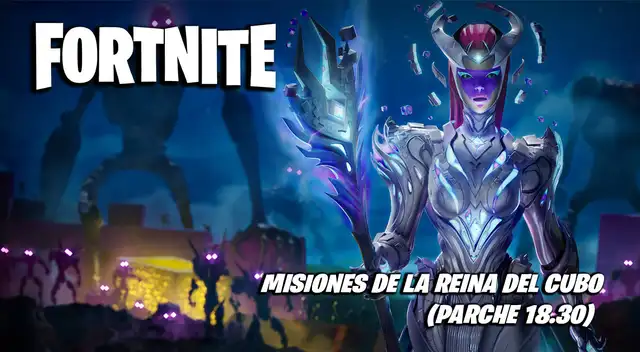 Fortnite: misiones de La Reina del Cubo - parche 18.30