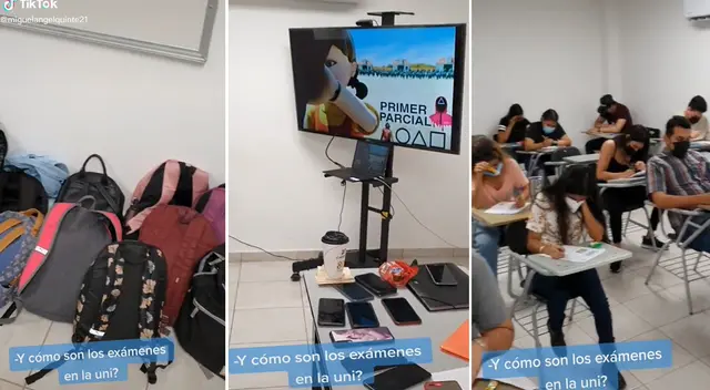 Profesor causa sensación en redes al tomar examen parcial al estilo El juego del calamar Profesor causa sensación en redes al tomar examen parcial al estilo El juego del calamar
