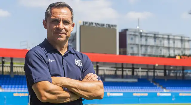 Sergi Barjuan dirige al Barcelona B
