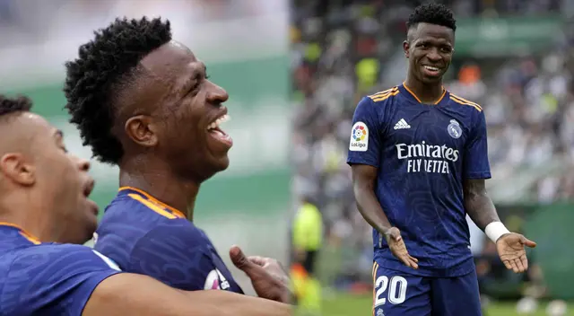 Vinicius Junior marcó doblete con el Real Madrid