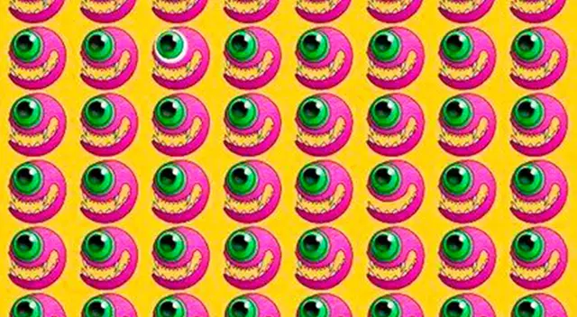 Reto visual - modo Halloween: Halla los 5 ojos diferentes al resto en 20 segundos