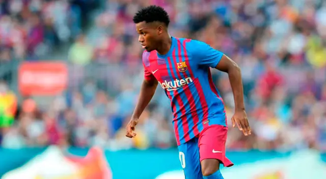 Ansu Fati regresó a la convocatoria de Barcelona