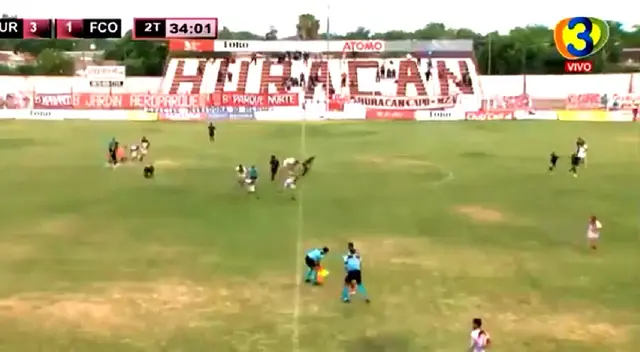 Balacera en el fútbol argentino deja una persona herida Balacera en el fútbol argentino deja una persona herida