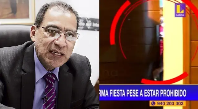 Ministro del Interior habló sobre la supuesta fiesta que organizó en su casa.