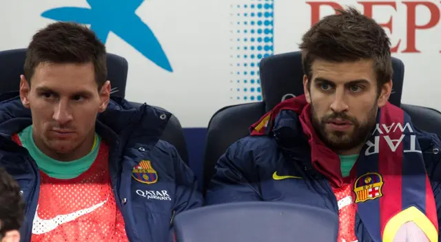 Lionel Messi y Gerard Piqué durante su etapa en Barcelona Lionel Messi y Gerard Piqué durante su etapa en Barcelona