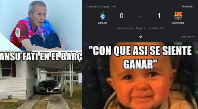Barcelona vs Dinamo: revisa los mejores memes del partido por la Champions