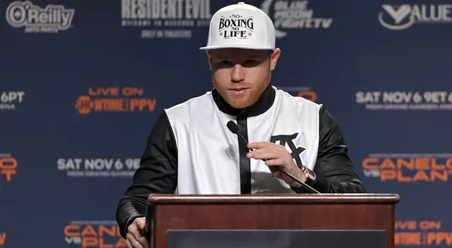Canelo Álvarez y su amenaza a Caleb Plant Canelo Álvarez y su amenaza a Caleb Plant