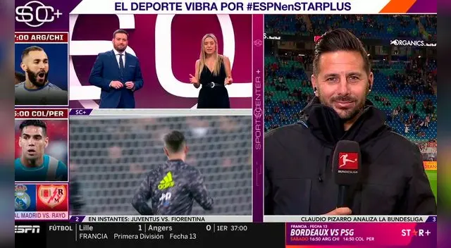 Claudio Pizarro sigue ligado al fútbol alemán tras su retiro de las canchas. Foto: SportsCenter