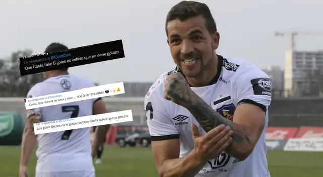 Gabriel Costa marca golazo con Colo Colo y los hinchas enloquecen en Twitter Gabriel Costa marca golazo con Colo Colo y los hinchas enloquecen en Twitter