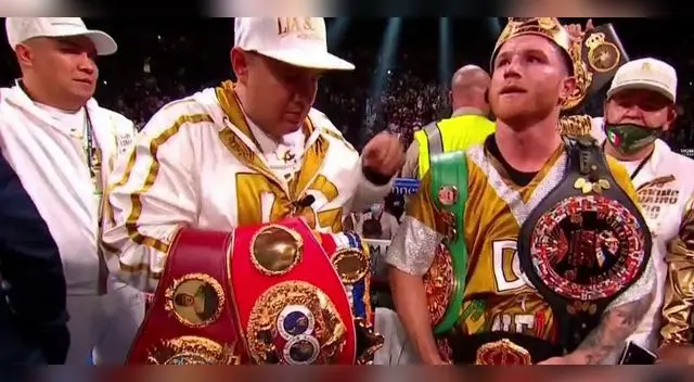 Por nocaut Canelo Álvarez derrotó a Plant y hace historia en el boxeo Por nocaut Canelo Álvarez derrotó a Plant y hace historia en el boxeo