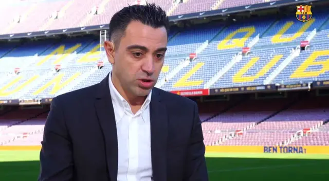 Xavi dejó las cosas claras en su presentación: