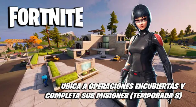 Fortnite: dónde hallar a operaciones encubiertas y misiones de tarjeta perforada