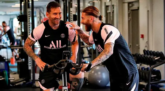 Lionel Messi y Sergio Ramos ahora comparten vestuario en el PSG