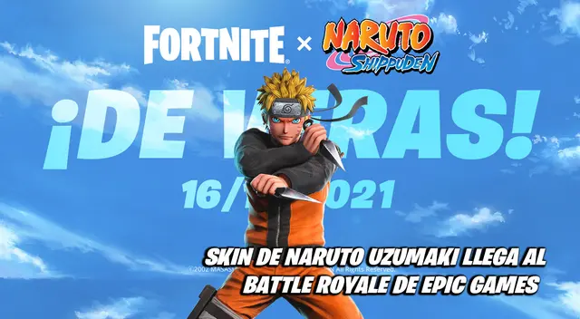 Fortnite: Naruto llegará al battle royale la próxima semana