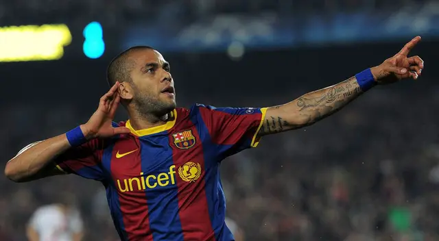 Dani Alves en Barcelona Dani Alves en Barcelona