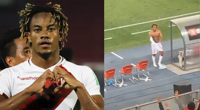 André Carrillo comparte felicidad con hincha peruano