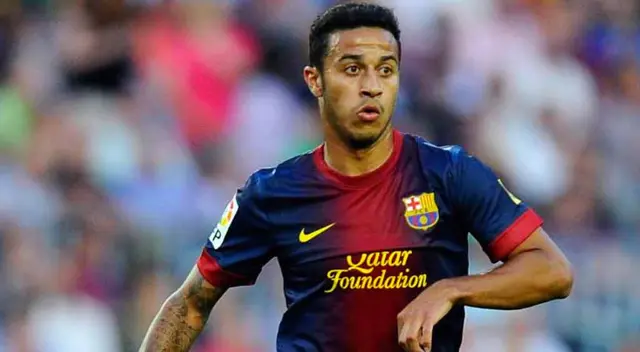 Thiago Alcántara partió del FC Barcelona en el año 2013.