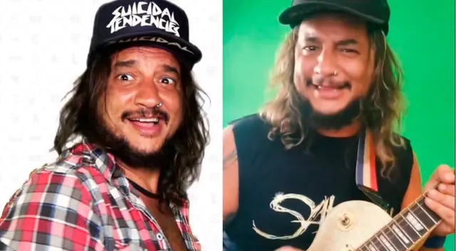 El bananero reaparece de joven como guitarrista de rock: El bananero reaparece de joven como guitarrista de rock: