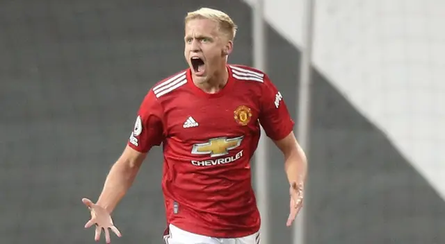 Donny van de Beek llegó en septiembre del 2020 procedente del Ajax.