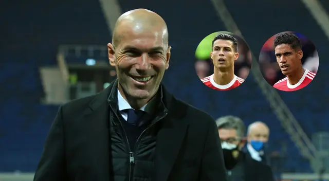 Ronaldo y Varane ficharon por Manchester United a mediados del 2021.