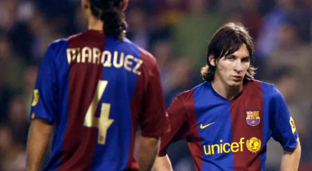 Márquez y Messi juntaron juntos en Barcelona desde el 2004 hasta el 2010.