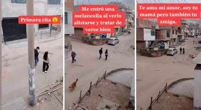 Madre graba la primera cita de su hijo y la viraliza en TikTok:
