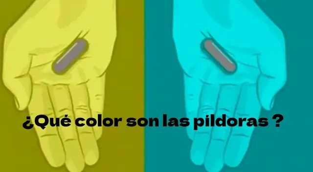 Reto visual: Descubre que color son las píldoras en 10 segundos