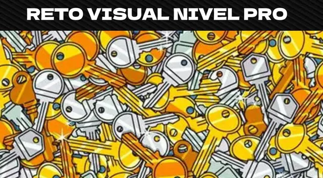 Reto visual, nivel avanzado: Ubica las cuatro llaves antiguas en tiempo récord Reto visual, nivel avanzado: Ubica las cuatro llaves antiguas en tiempo récord