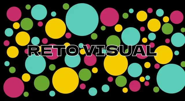 De qué color son los círculos en esta ilusión óptica.