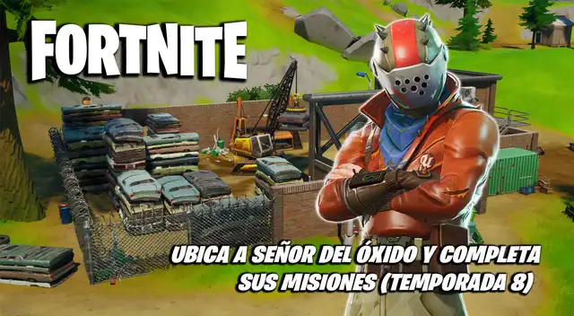 Fortnite: dónde hallar al Señor del Óxido y misiones de tarjeta perforada