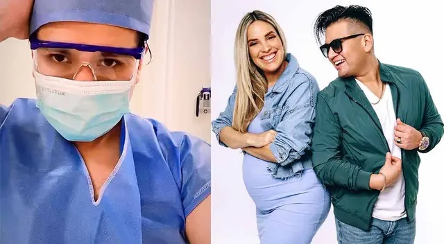 Deyvis Orosco y Cassandra Sánchez de la Madrid se convirtieron en padres Deyvis Orosco y Cassandra Sánchez de la Madrid se convirtieron en padres