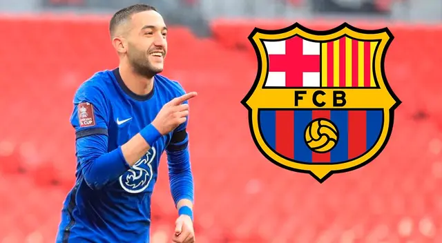 Hakim Ziyech podría recalar en el Barcelona de España
