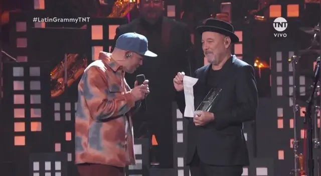 Residente pronunció discurso para Ruben Blades Residente pronunció discurso para Ruben Blades