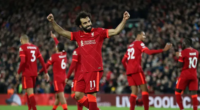 Mohamed Salah anotó el tercer gol en el triunfo 4-0 ante Arsenal Mohamed Salah anotó el tercer gol en el triunfo 4-0 ante Arsenal