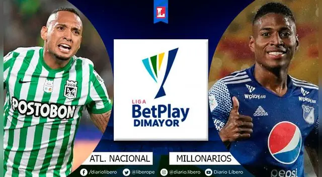 Millonarios fue más: venció 3-1 a Atlético Nacional por Liga BetPlay