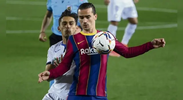 Antoine Griezmann dejó el Barcelona esta temporada y volvió al Atlético de Madrid. Foto: AFP