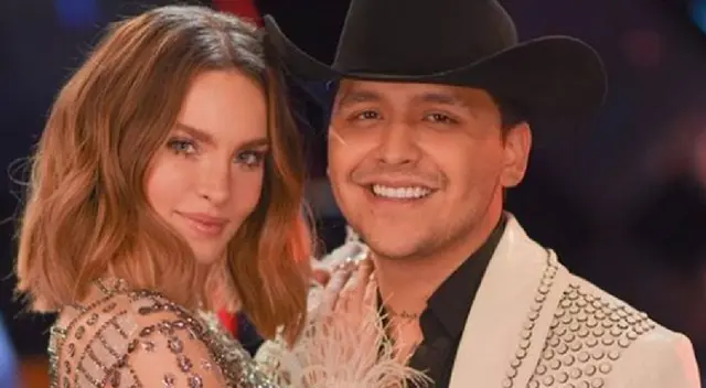 Belinda y Christian Nodal estrenan edredón para el frío con sus rostros Belinda y Christian Nodal estrenan edredón para el frío con sus rostros