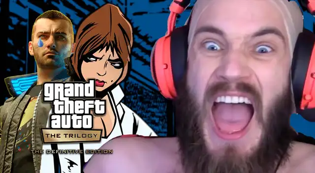 PewDiePie "destruye" a GTA Trilogy diciendo que es otro Cyberpunk 2077