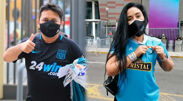 Hinchas de Alianza Lima y Sporting Cristal van llegando al Estadio Nacional
