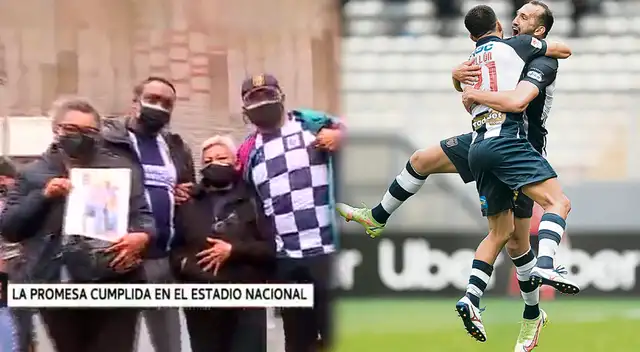 Alianza Lima: familia de Don Tito llegó al Estadio Nacional.