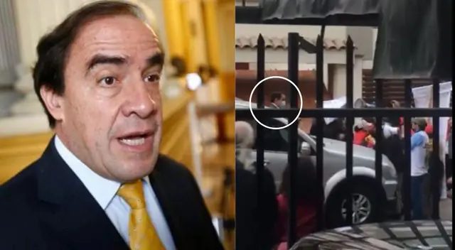 Yonhy Lescano es acosado y agredido por miembros de la Yonhy Lescano es acosado y agredido por miembros de la
