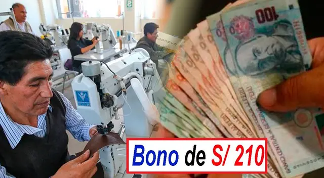 Bono de 210 soles: conoce todos los detalles.