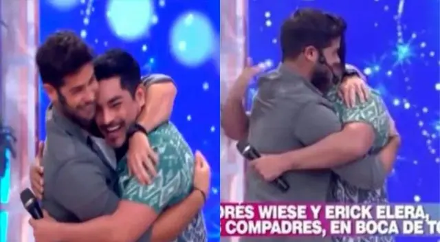 Erick Elera y Andrés Wiese se rencuentran y hablan sobre Al fondo hay sitio - VIDEO