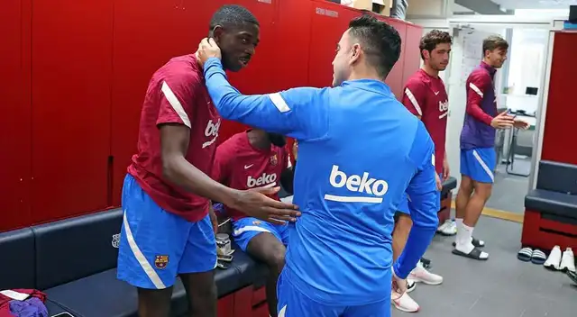 Dembélé Xavi Barcelona
