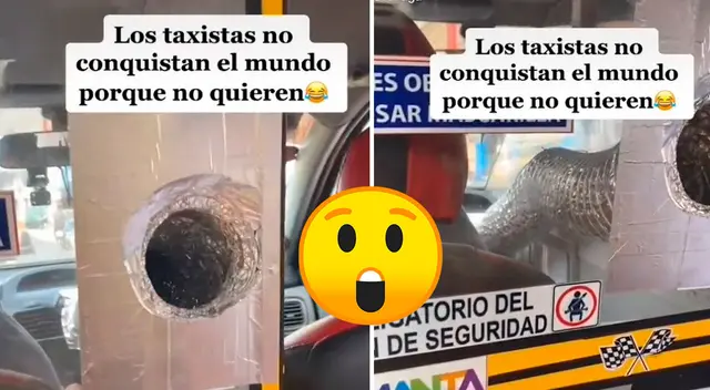 Taxista se vuelve viral por su creativo diseño para que sus pasajeros tengan aire acondicionado Taxista se vuelve viral por su creativo diseño para que sus pasajeros tengan aire acondicionado
