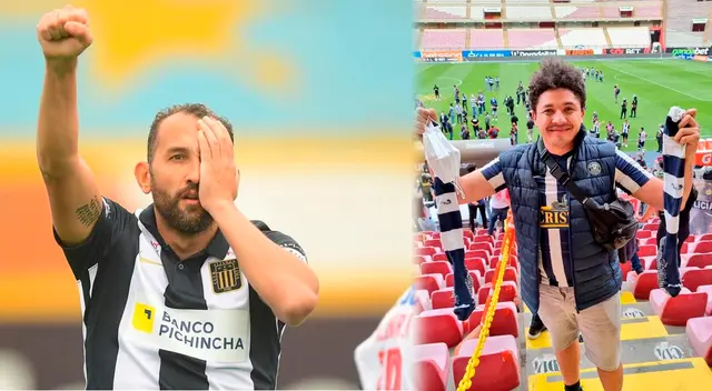 Alianza Lima: hincha recibe las medias de Hernán Barcos. Alianza Lima: hincha recibe las medias de Hernán Barcos.
