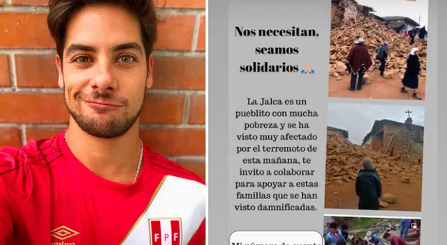 Andrés Wiese busca apoyo para damnificados por terremoto en Amazonas